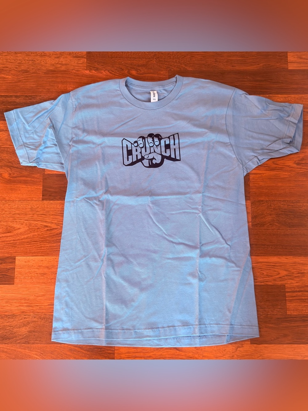 Crunch Light Blue Crew Neck T-Shirt